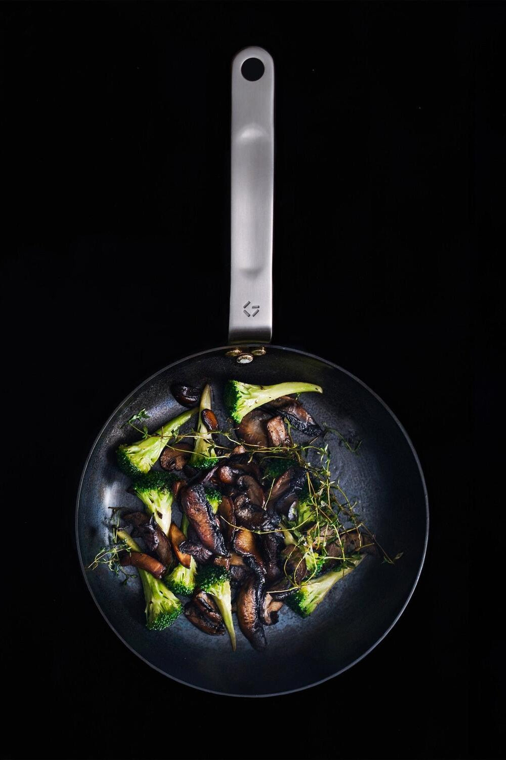 Carbonstål stegepande - Ø24 cm